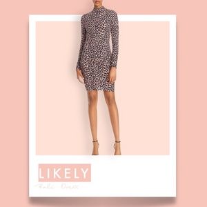 LIKELY - Bali Leopard Print Sheath Dress - NWT